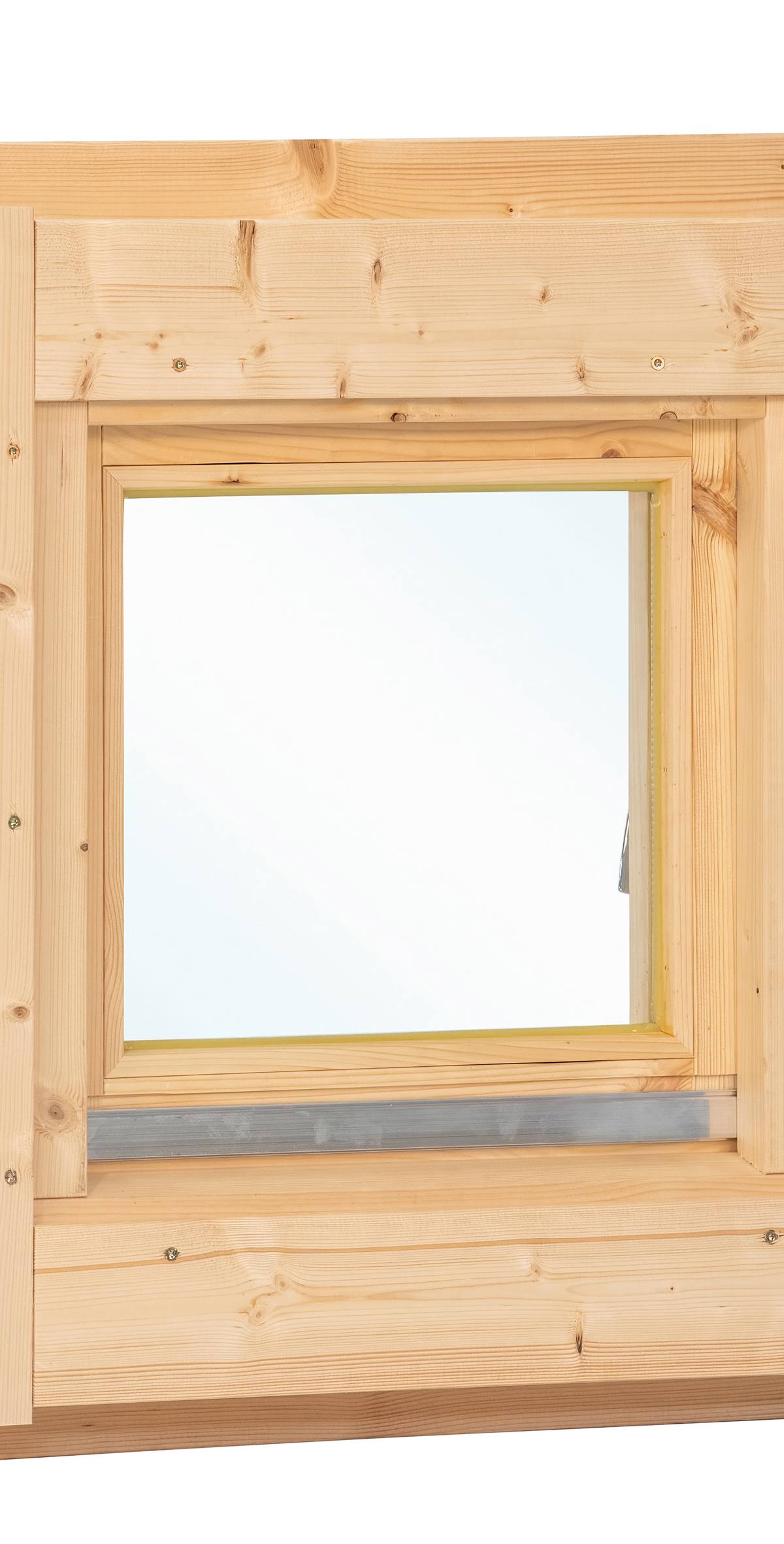 Draai- /kiepraam enkel L5.1 vuren 62,5 x 62,5 cm