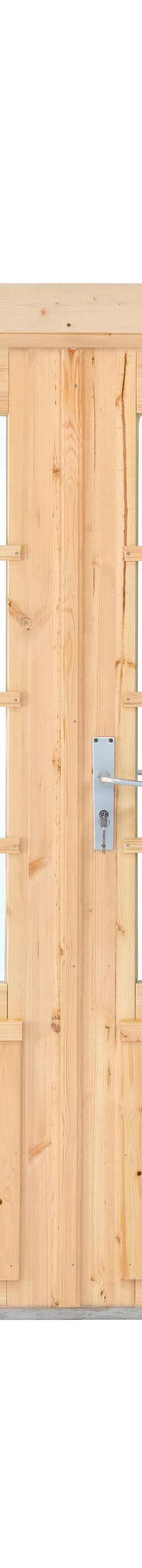 Dubbele deur+kozijn, vuren, dubbel glas DL7 — 2