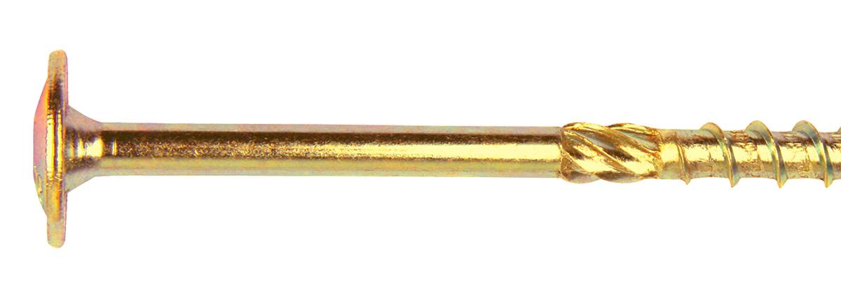 FixGard flenskopschroef - geelverzinkt 8,0 x 100 mm Tx40 (Doos 50 stuks)