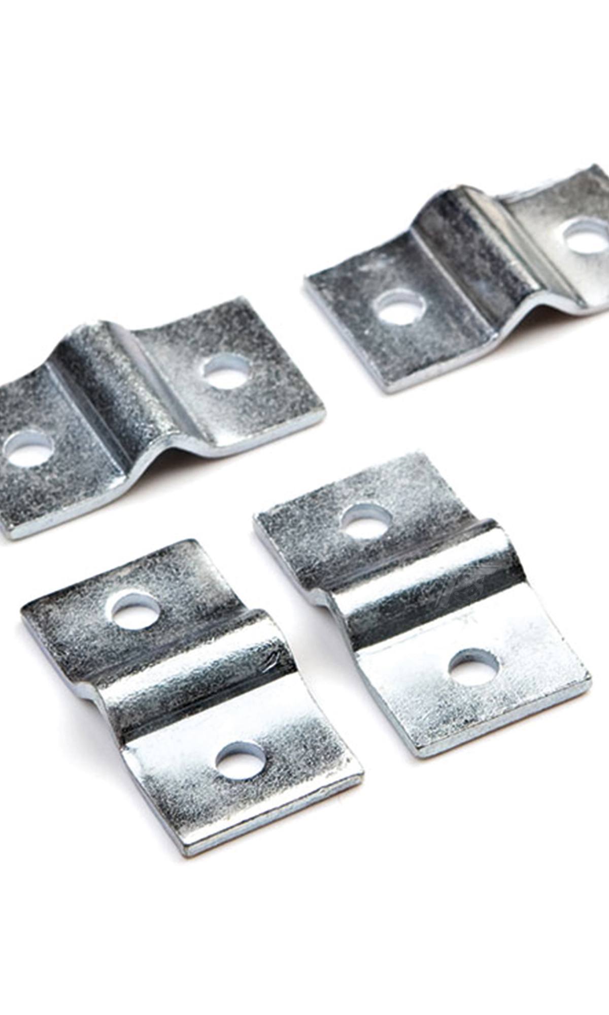 Gaasbevestiging gegalvaniseerd set voor 4 stuks excl. schroeven