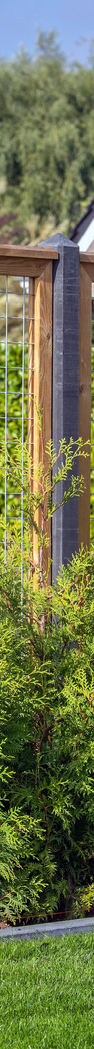 Gaaselement vuurverzinkt maaswijdte 7,5 x 7,5 cm met robuust kader grenen groen geïmpregneerd 4,4 x 6,8 cm H180 x B180 cm — afbeelding 2