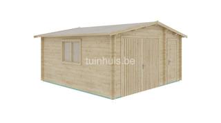 Houten garage Friesland 6x9m 44mm — 2
