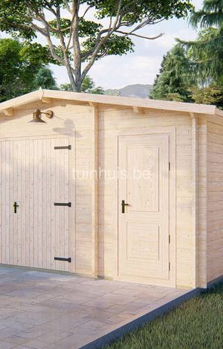 Houten garage Friesland 6x9m 44mm — 4