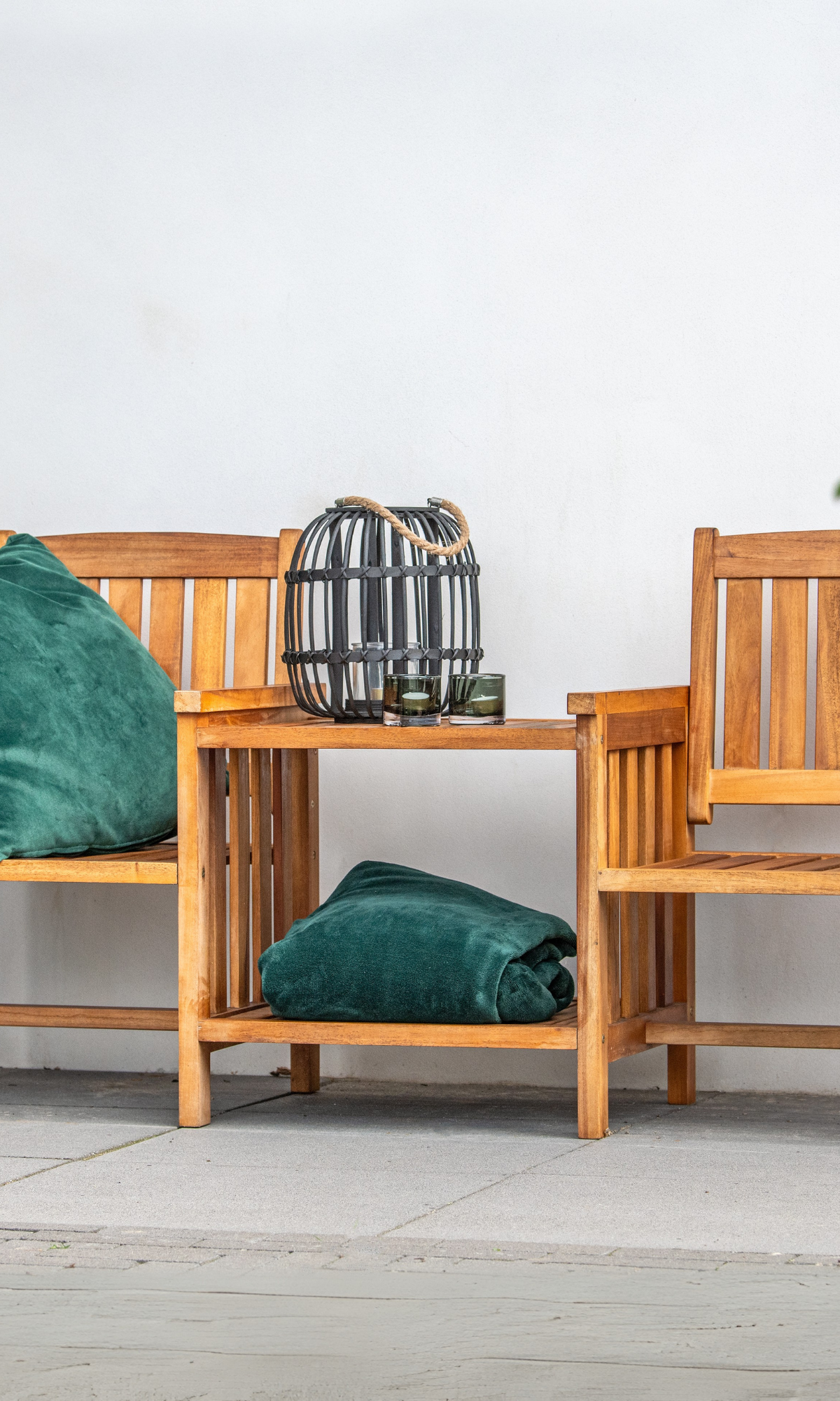 Hardhouten loveseat Premium