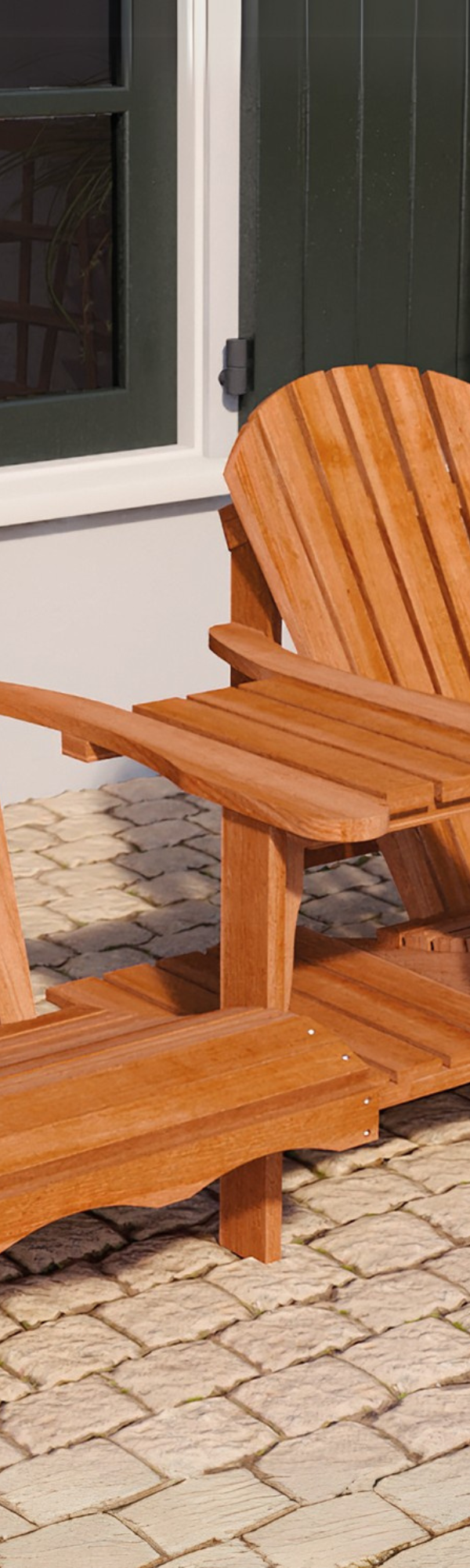 Hardhouten loveseat Relax