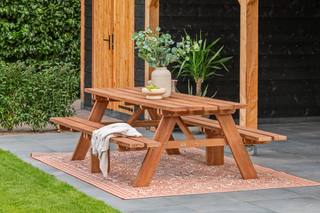 Hardhouten picknicktafel Giant — 3