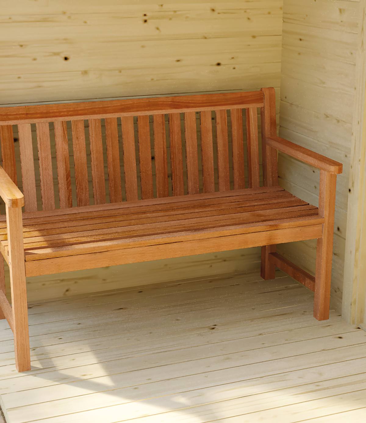 Hardhouten tuinbank Nice