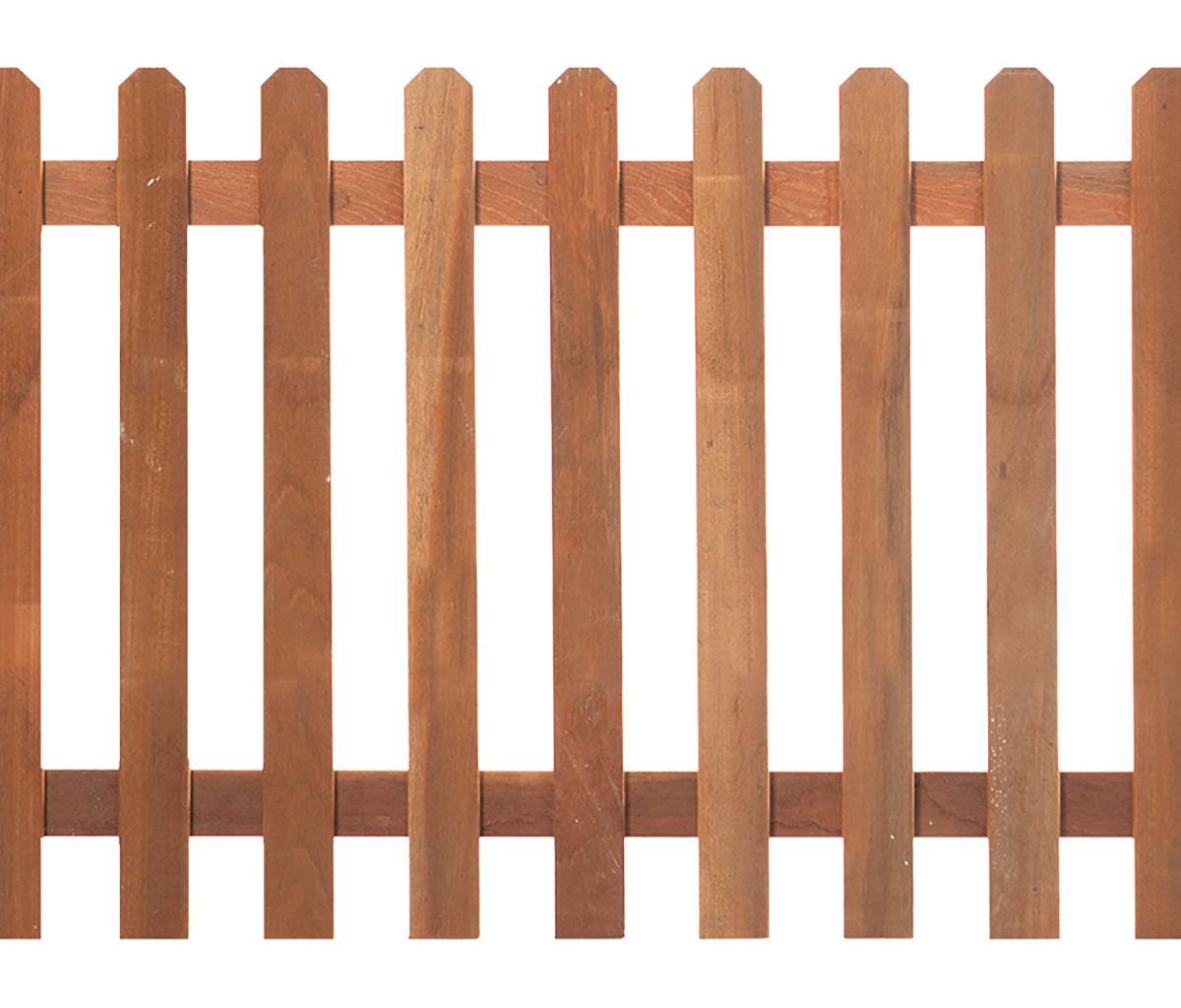 Hardhouten tuinhek recht 60 x 180 cm