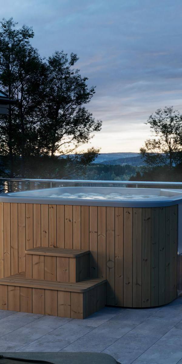 Hottub Deluxe vierkant