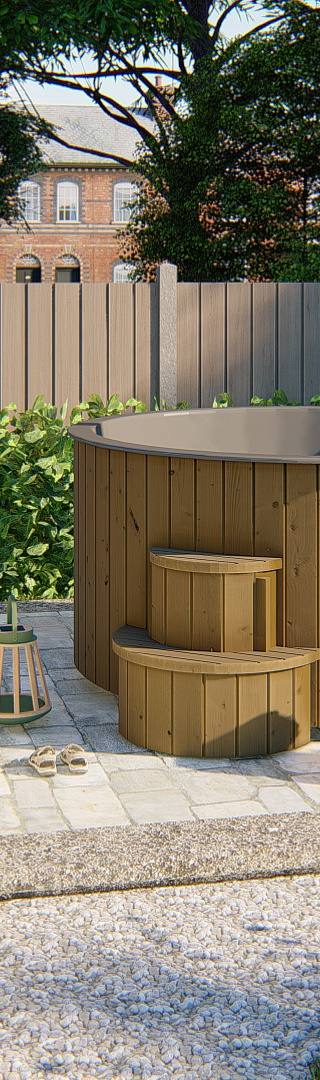 Hottub Deluxe XL ø220 cm Thermowood — 1