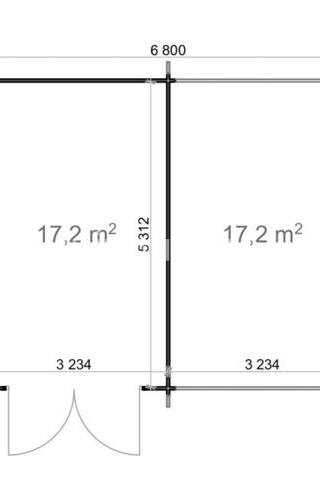 Houten garage en carport Flevoland 6,8x5,6m 44mm — 4