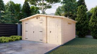 Houten garage Vlissingen 5x5m 44mm — 4