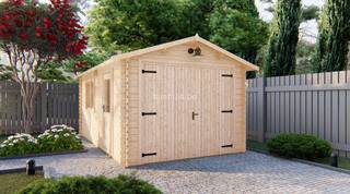 Houten garage Zuid-Holland 3,2x5,2m 44mm — 4