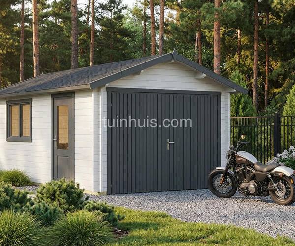 Houten garage Noord-Holland 3,2x5,2m 44mm