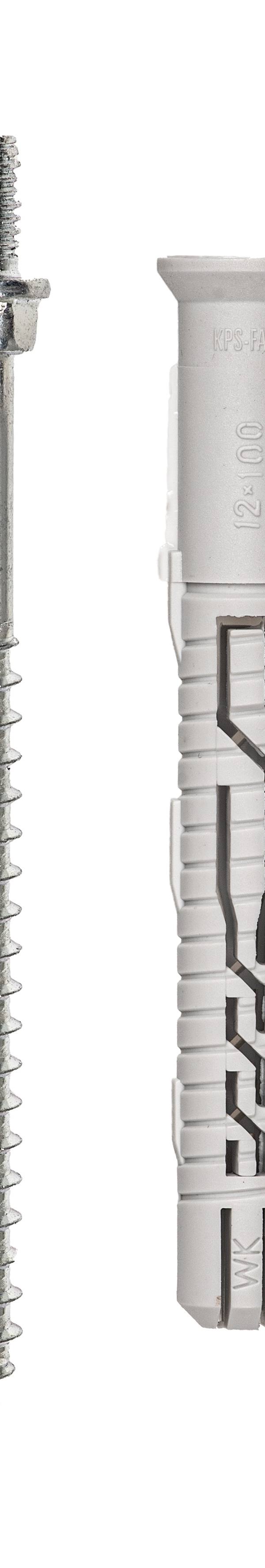 Indraaistift t.b.v. muurbeugel vuurverzinkt/zwart gecoat – M8 × 100 mm