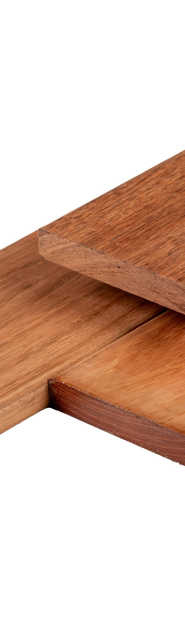Jatoba hardhout vlonderplank 2,1 x 14,5 x 215 cm kunstmatig gedroogd, geschaafd, FAS
