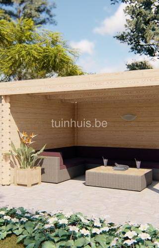 Tuinhuis Kudelstaart 3,3x7,36m 44mm — afbeelding 2