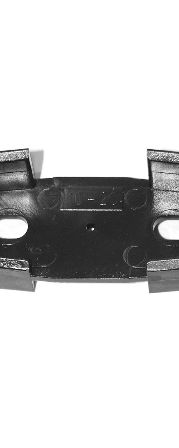 Kunststof minigoot Gootwighoek 65 mm zwart