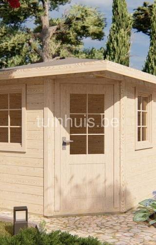 Tuinhuis Kwakel 2,6x2,6m 28mm — afbeelding 2