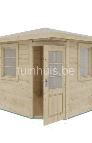 Tuinhuis Kwakel 2,6x2,6m 28mm — afbeelding 3