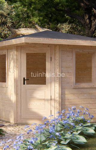 Tuinhuis Kwakel 2,6x2,6m 28mm — afbeelding 5