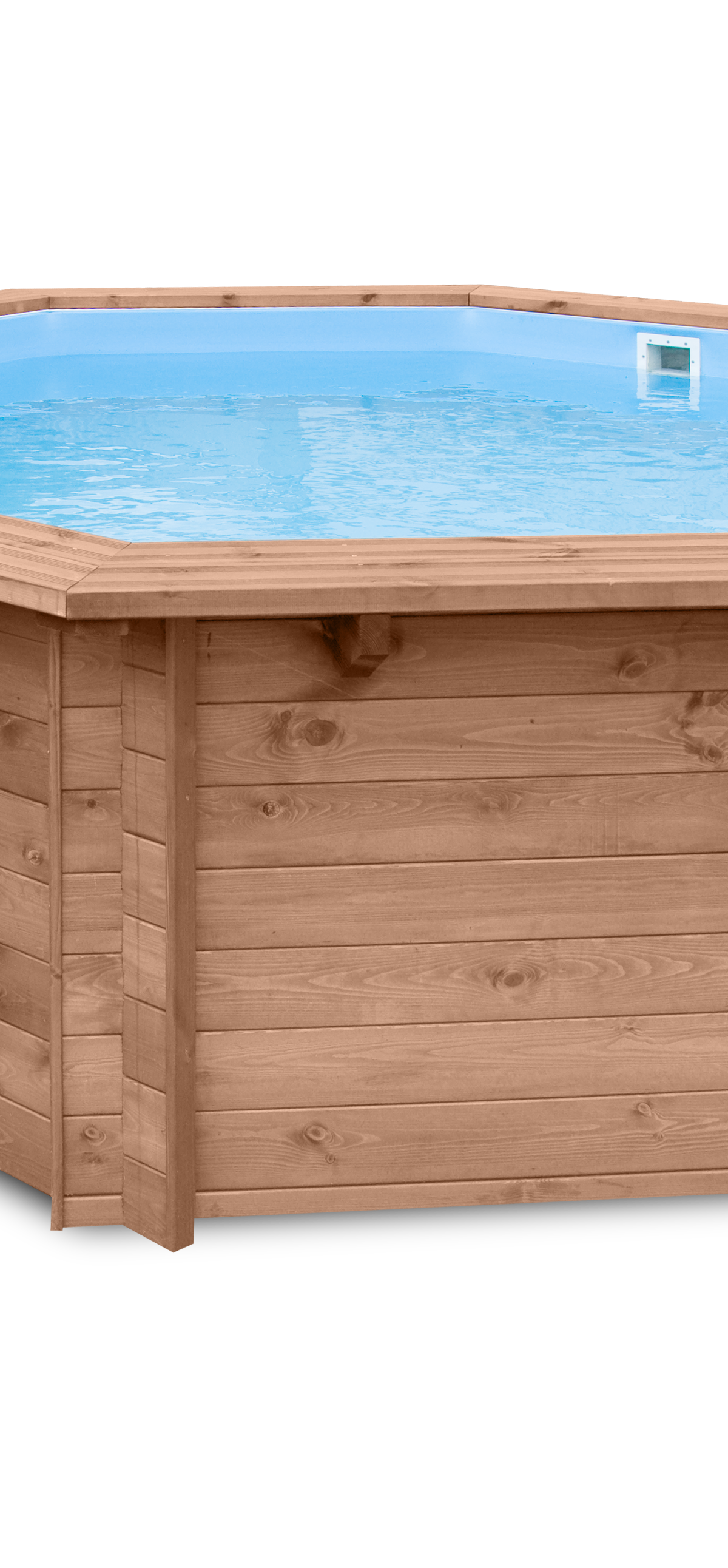 Luxe houten zwembad Cabana Beach 434 x 401 x 116 cm