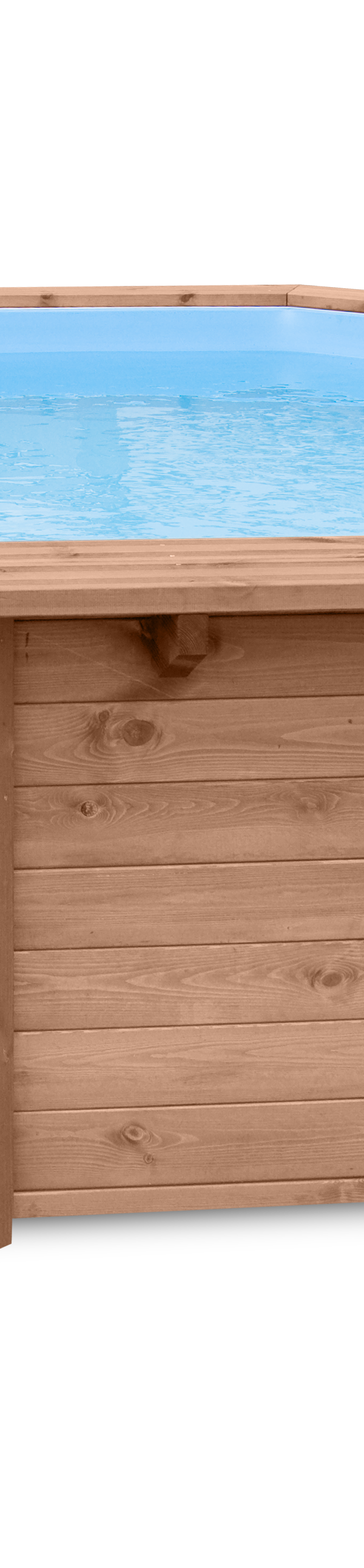 Luxe houten zwembad Cabana Beach 434 x 401 x 116 cm