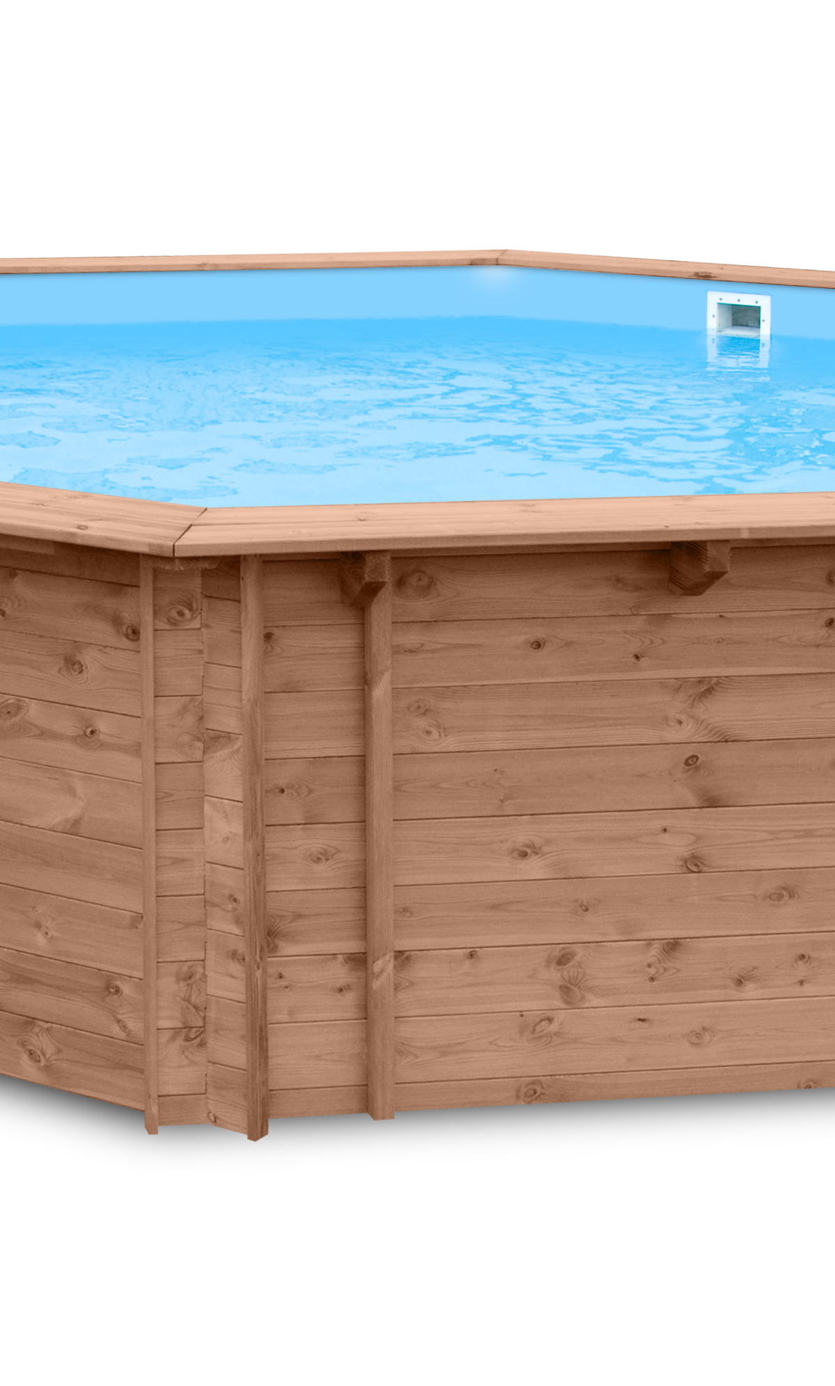 Luxe houten zwembad Kokomo Beach 560 x 517 x 129 cm