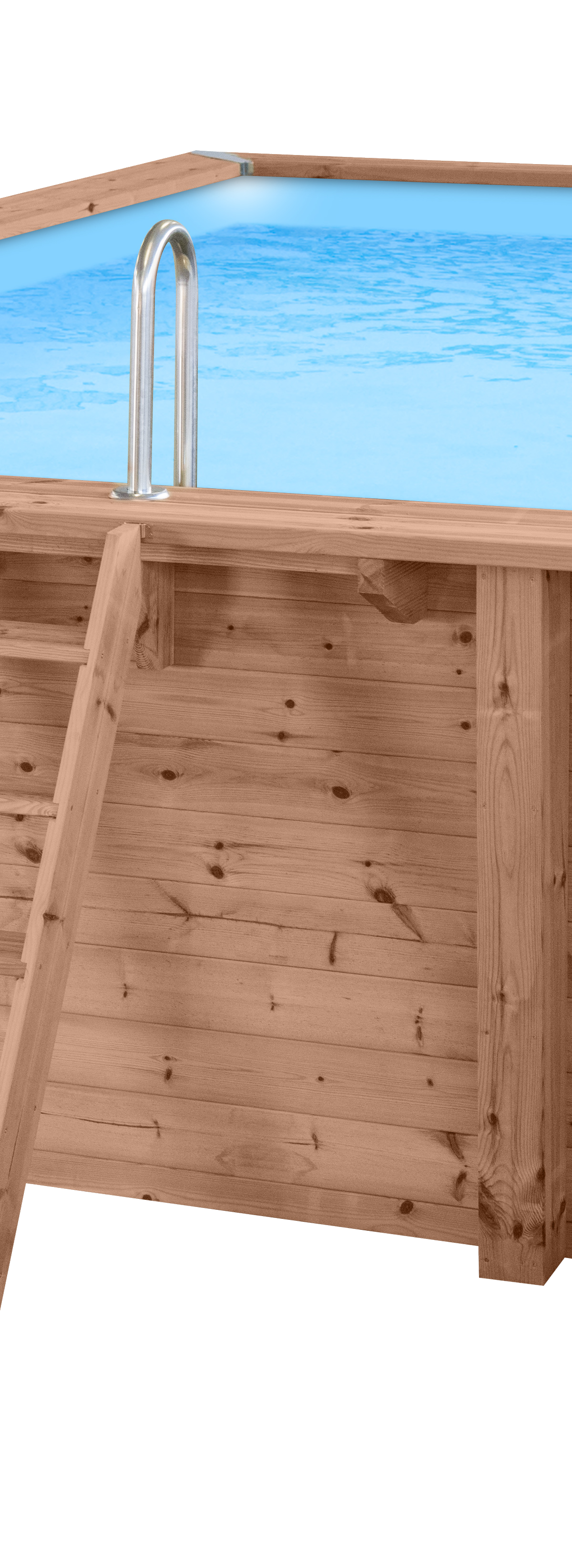 Luxe houten zwembad Playa Lagun 600 x 419 x 131 cm
