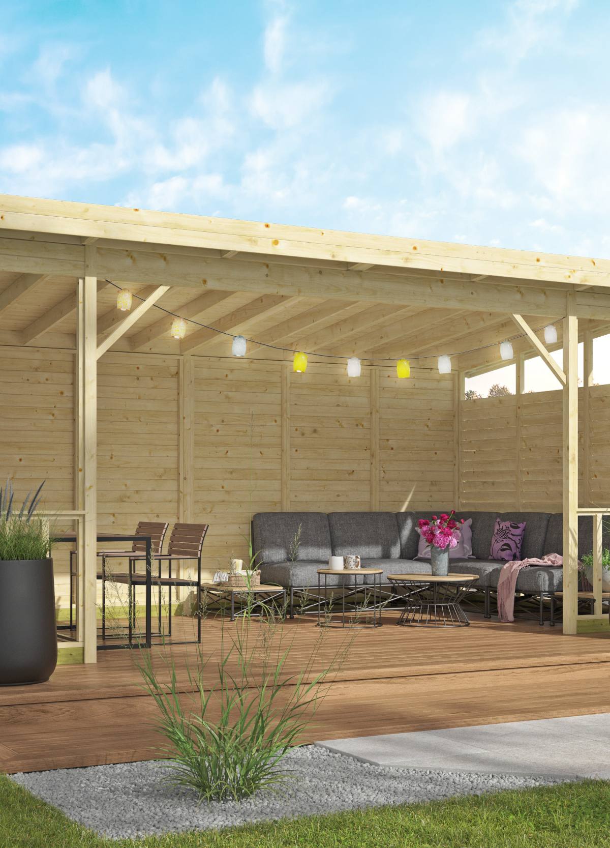 Paviljoen Kristina 560 x 264 cm