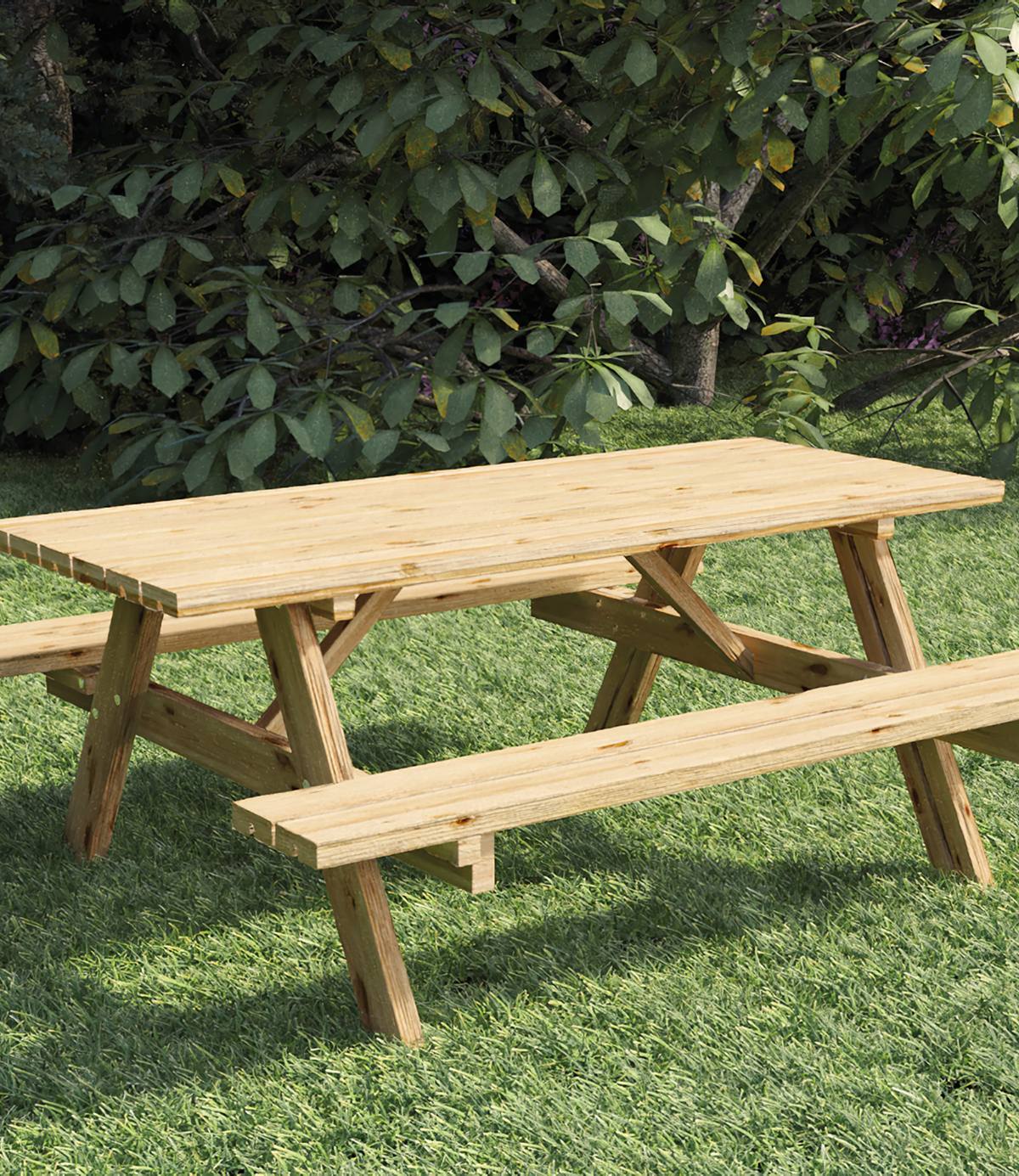 Picknicktafel Basis 180 cm vuren gedroogd, groen geïmpregneerd