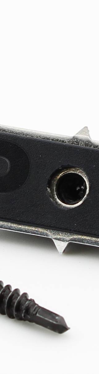 PuraFix vlonderplank clip RVS zwart voor blinde bevestiging - set 100 stuks — 1
