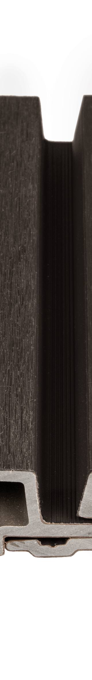 PuraTech 195 Composiet gevelbekleding Ebony Black 3,3 x 19,5 x 390 cm — 3