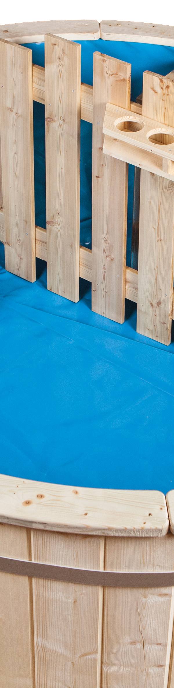 PVC liner blauw