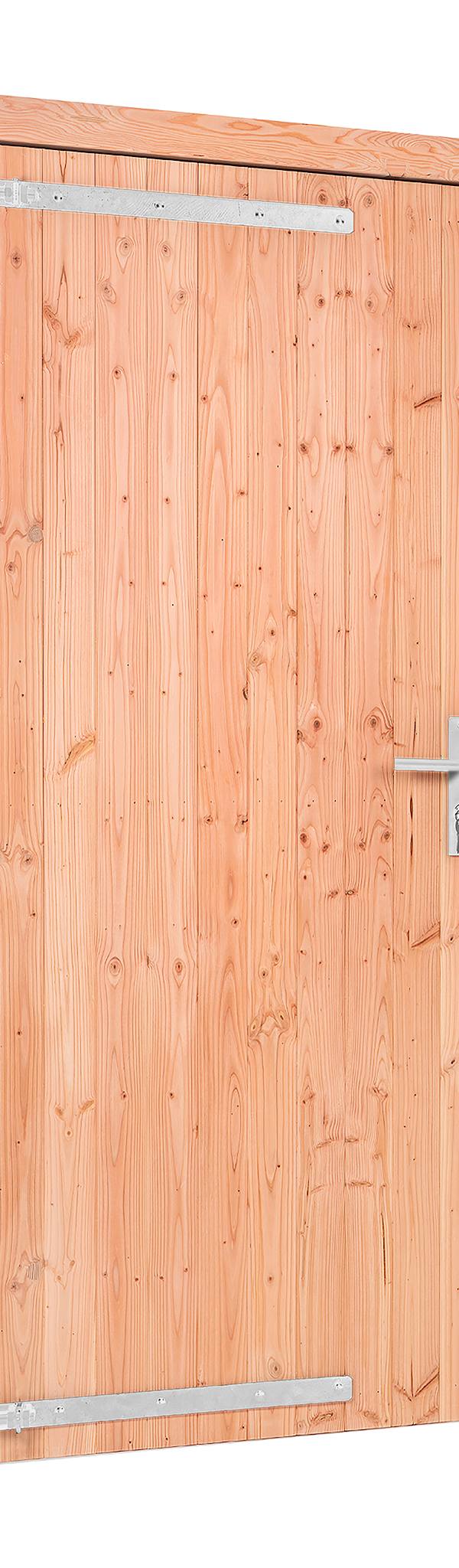 Red Class Wood enkele dichte deur, LD Enkele deur B1000 x H2050 mm buitenmaat (rvs / verzinkt beslagset)