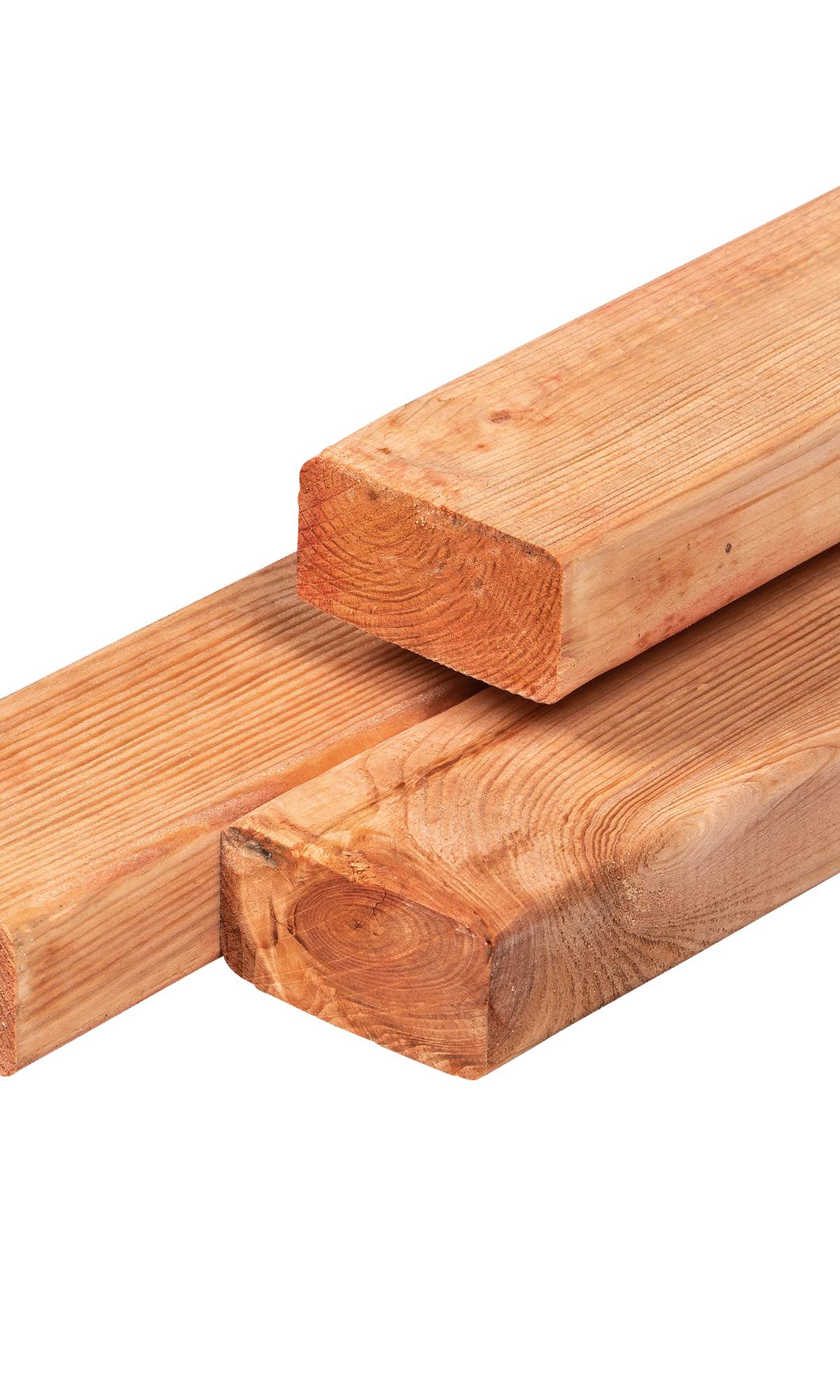 Red Class Wood ME vuren regel 4,5 x 9,0 x 300 cm, gedroogd, geïmpregneerd, geschaafd, 4 ronde hoeken