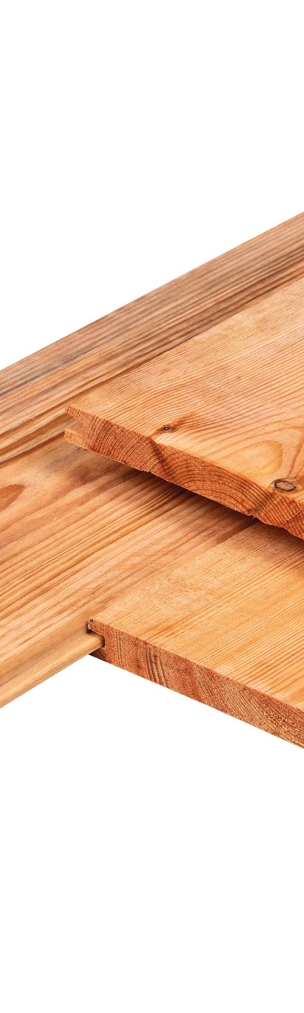 Red Class Wood ME vuren t&g-profiel 1,8 x 14,5 x 300 cm, gedroogd, geïmpregneerd, geschaafd, 2 zijden vellingkant