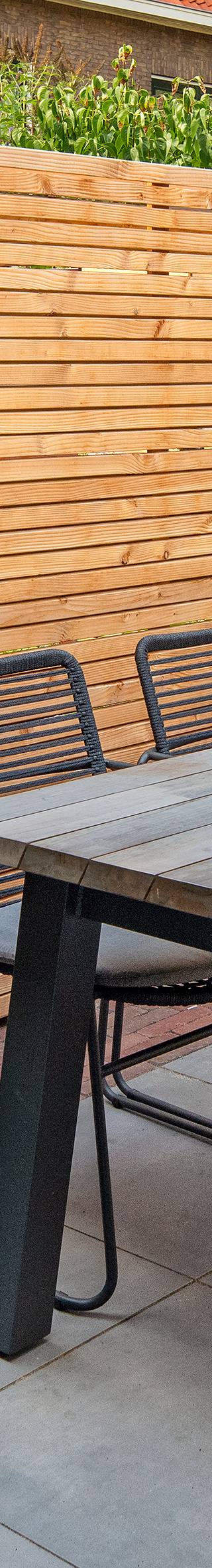 Rhombusscherm Klagenfurt, douglas, RVS-geschroefd, enkelzijdig bekleed, 30-planks 180 x 180 cm — afbeelding 2