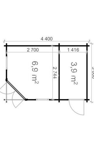 Tuinhuis Haarlem 3x4,4m 28mm — afbeelding 3