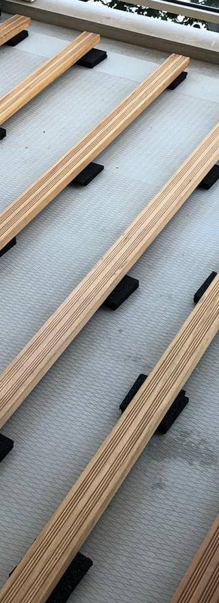 Rubberen Tegeldrager Dakterras / Balkon 30 stuks — 2