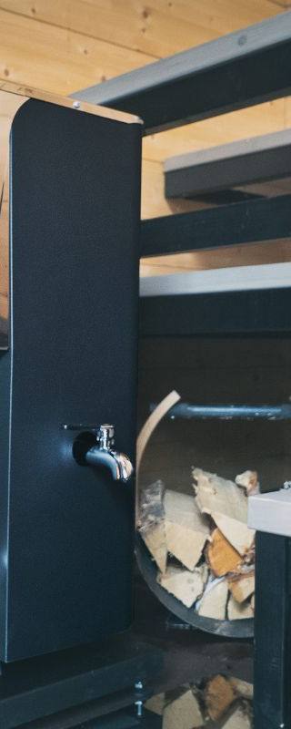 Sauna accessoire Harvia Legend brandhoutmand — 2