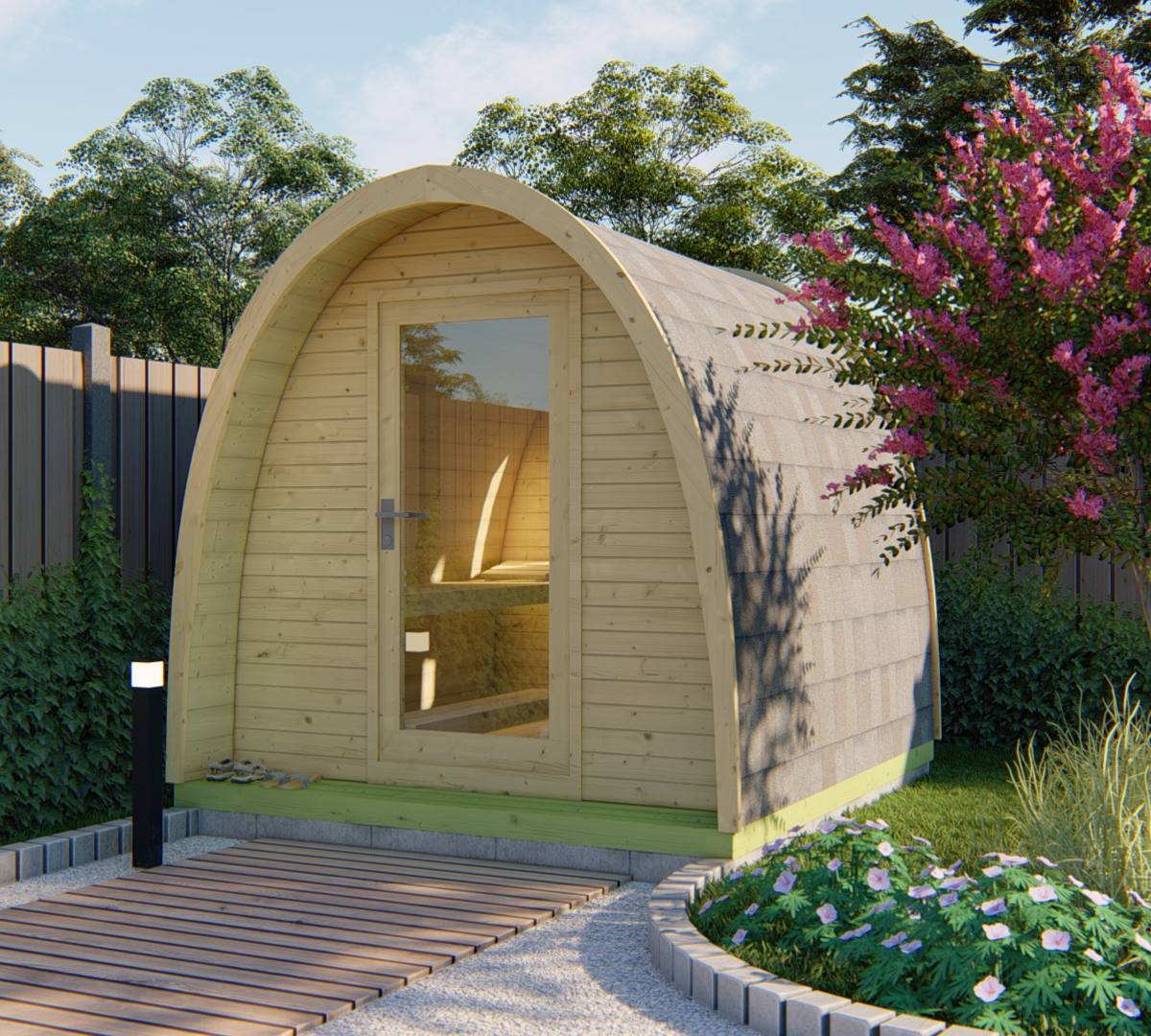Sauna POD Tolva 260 cm | 38 mm | onbehandeld