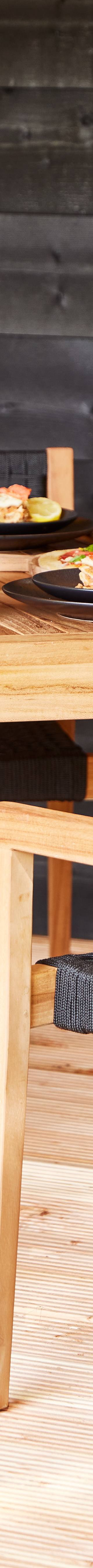 Stapelbare teak stoel Toledo (set van 2 stoelen) — 2
