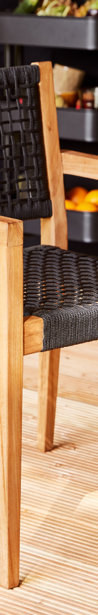 Stapelbare teak stoel Toledo (set van 2 stoelen) — 1