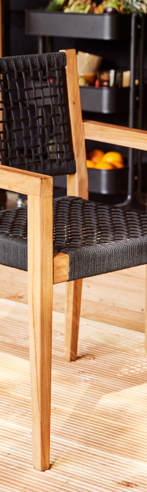 Stapelbare teak stoel Toledo (set van 2 stoelen)