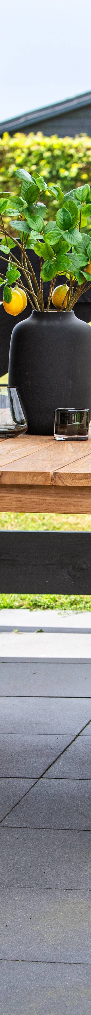 Teak blokstoel Birmingham — 2
