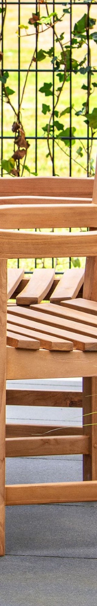 Teak blokstoel Birmingham — 1