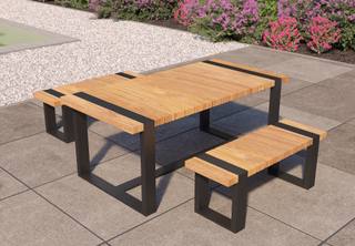 Teak Dinnerset Wellington — 2