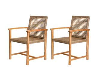 Teak tuinstoel Blitar (set van 2 stoelen) — 3