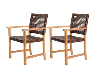 Teak tuinstoel Madiun (set van 2 stoelen) — 2